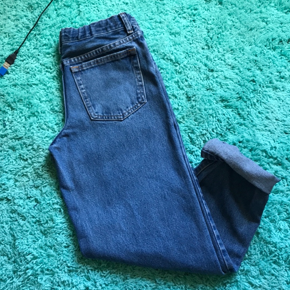 High waisted vintage Mom jeans